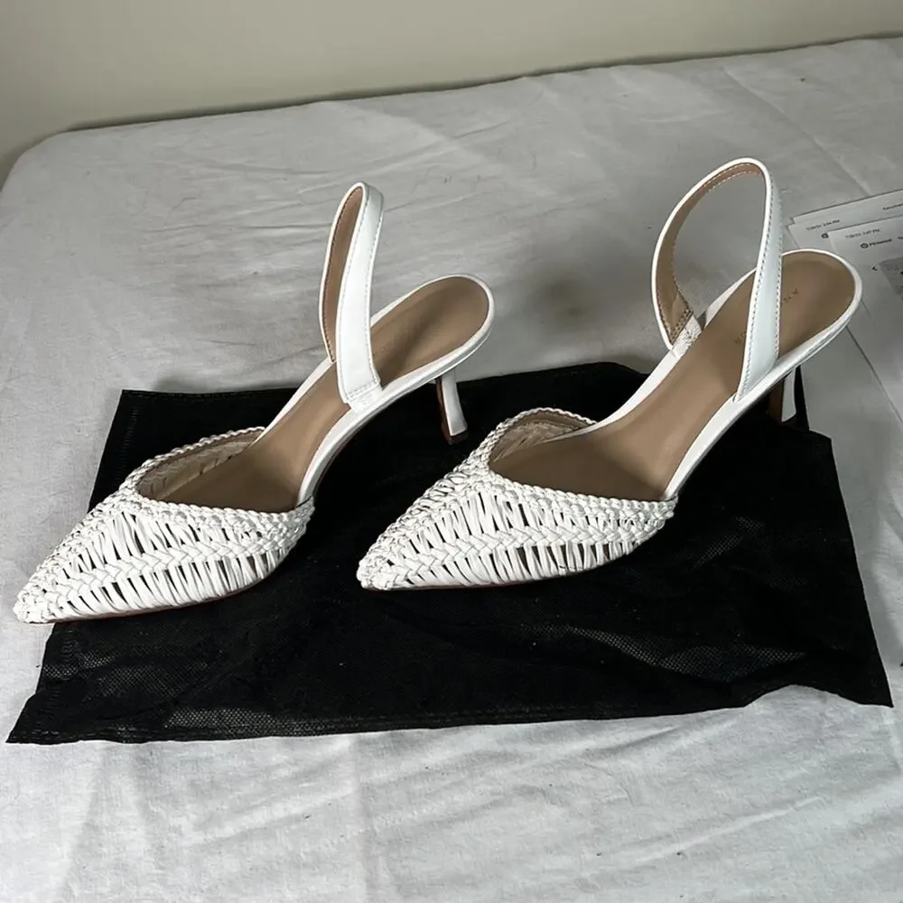 NEW strap white Loft shoes size 9m - Picture 2 of 8